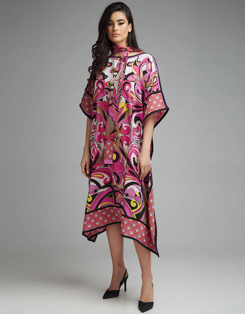 persian pink diamond crepe trendy designer party wear maxi dress dress digital printed work jsdc-5919 Front View