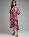 persian pink diamond crepe trendy designer party wear maxi dress dress digital printed work jsdc-5919 Front View
