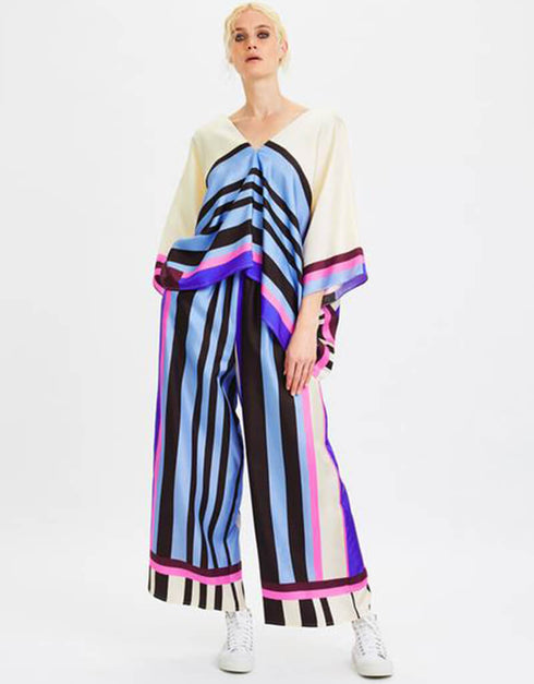 Baby Blue Latest Printed Maxi Dress Buy designer kaftan Online
