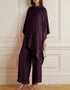 Purple Heavy Designer Heavy Maxi Dress Back View