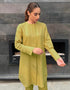 Lemon Nirvana Silk Pant Shirt Front View