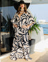White And Black Heavy Designer Heavy Maxi Dress