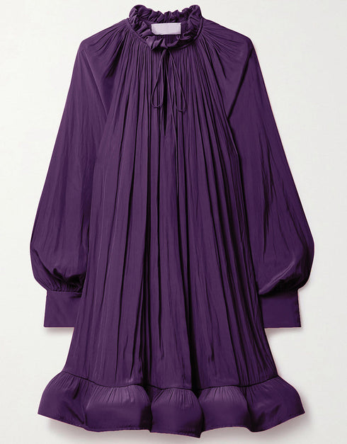 Purple Roman Crush Gown Close-up View