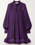 Purple Roman Crush Gown Close-up View