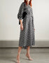 Hit Grey Latest Printed Maxi Dress
