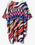 Multi Color Heavy Designer Heavy Maxi Dress Back View