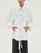 white natural poplin cotton trendy designer party wear top suit digital printed work jsdc-7031 Front View