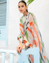 Multi Georgette Kaftan Closure View