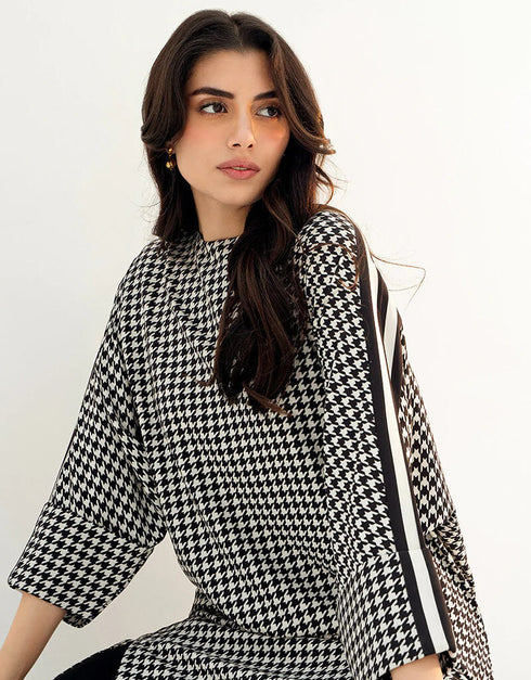 Foggy Grey Kurti + Pant Closure View