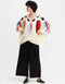 Cream Soft Satin Silk Kaftan