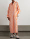 Designer Party Wear Maxi Dress Orange Rayon Blend Maxi Dress Front View