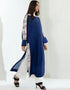 Blue Zodiac Kaftan Closure View