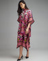 persian pink diamond crepe trendy designer party wear maxi dress dress digital printed work jsdc-5919 Close-up View