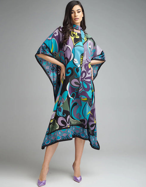 hippie blue diamond crepe trendy designer party wear maxi dress dress digital printed work jsdc-5916 Close-up View