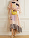 Beige Latest Soft Silk Crepe Kaftan