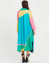Multi French Crepe Kaftan Closure View
