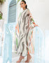 Multi Georgette Kaftan Back View