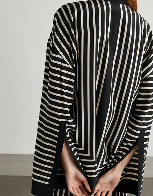 Black Premium Oversize Shirt Back View