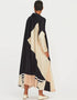 Black French Crepe Kaftan Luxury Silk Kaftan