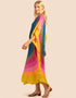 Multi French Moss Kaftan womens kaftan