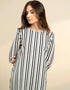 Vista White Kurti Top Back View