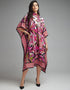 persian pink diamond crepe trendy designer party wear maxi dress dress digital printed work jsdc-5919 Back View
