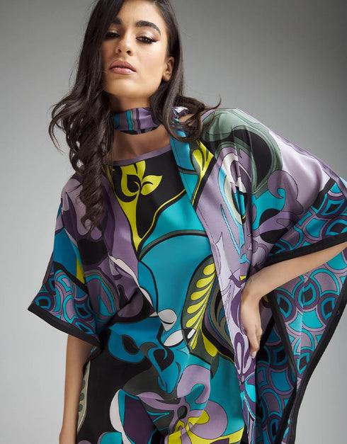 hippie blue diamond crepe trendy designer party wear maxi dress dress digital printed work jsdc-5916 Back View