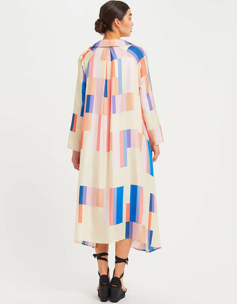 Beige French Crepe Kaftan African Kaftans