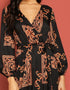 Red Latest Printed Maxi Dress maxikaftan