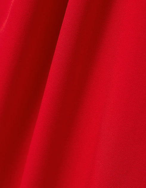 red viscose silk trendy designer party wear maxi dress dress digital printed work jsdc-7030-red Side View