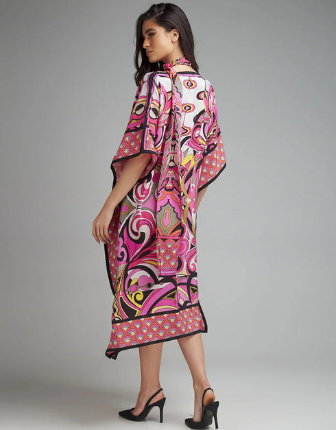 persian pink diamond crepe trendy designer party wear maxi dress dress digital printed work jsdc-5919 Side View