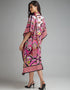 persian pink diamond crepe trendy designer party wear maxi dress dress digital printed work jsdc-5919 Side View