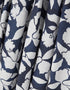 Tuna Blue Heavy Designer Digital Printed Maxi Dress Back View