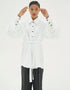 white natural poplin cotton trendy designer party wear top suit digital printed work jsdc-7031 Side View