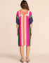 Multi Silk Crepe Kaftan maxikaftan