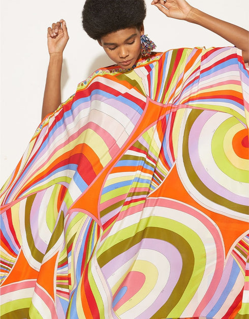 Multi Korean Bsy Kaftan Back View