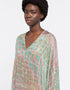 Multi Georgette Kaftan Back View