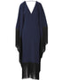 Navy Blue Heavy Designer Heavy Maxi Dress designer kaftan