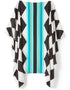 Black And White Fancy Soft Silk Crepe Kaftan maxi kaftan