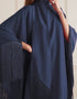 Navyblue High Neck Style Fringed Kaftans Buy Kaftan For Women