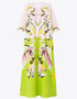 Beige & Green Premium Crepe Kaftan maxi kaftan