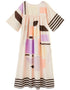 Beige Poly Rayon Cotton Kaftan Buy designer kaftan Online