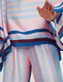Blue Fancy Soft Satin Silk Kaftan Co-Ord Set pretty Kaftan online