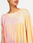 Peach Poly Rayon Cotton Kaftan Salwar Kameez