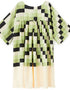 Green Poly Rayon Cotton Kaftan multi color kaftan Online