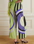 Light Green Silk Crepe Kaftan multi color kaftan