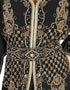 Amazing Black Georgette Hand Zari Embroidery Kaftan