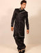 Black Indo western Premium Silk Chudidaar