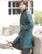 Rama Green Indo western Dohra Brocade Dhoti