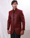 Burgundy Indo western Premium Silk Dhoti